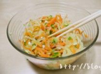 超级爽脆的炝拌双丝