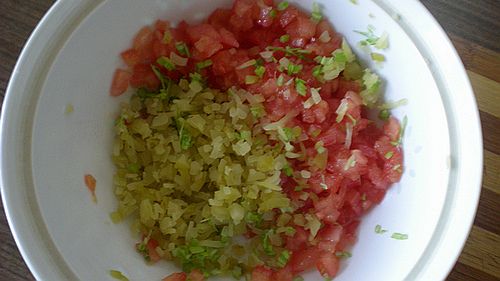 榨菜西红柿水饺