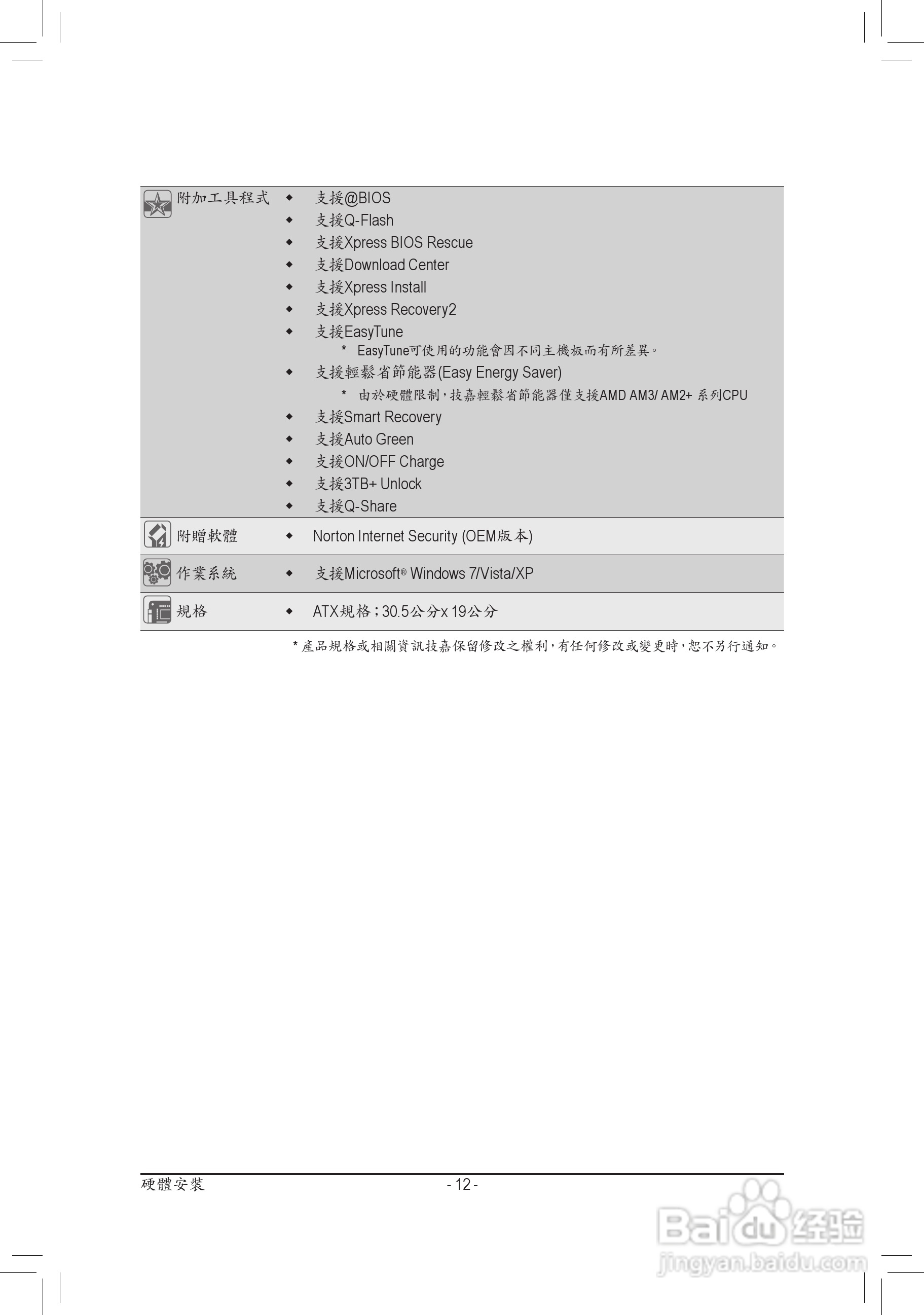 技嘉GA-770T-D3L主板使用手冊:[2]