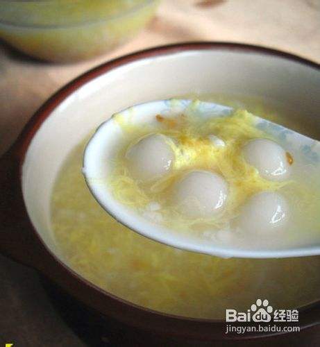 桂花酒酿汤圆 流淌在舌尖上的香味 百度经验