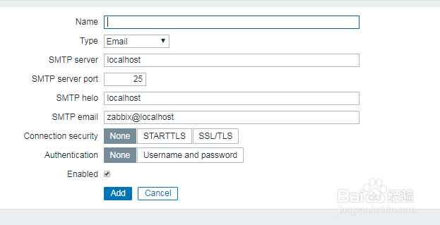 如何在zabbix中增加媒体类型？