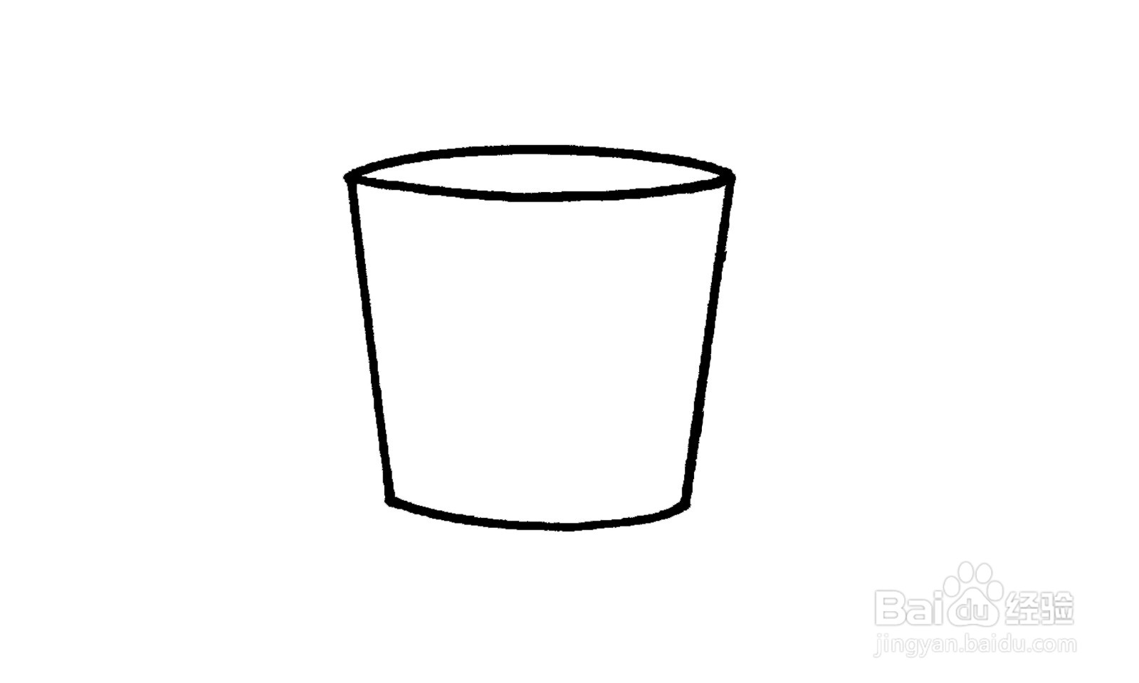 如何画出一个水杯简笔画?