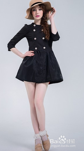 气质风衣远离魁梧印象