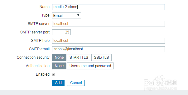 如何在zabbix中克隆媒体类型？