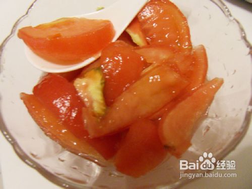 <b>夏天的甜点——糖腌西红柿</b>