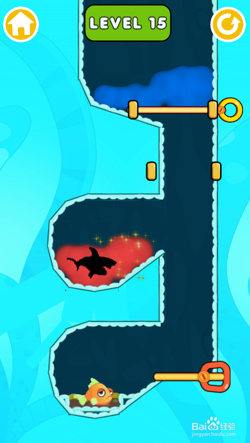 如何营救小金鱼（Level 15）