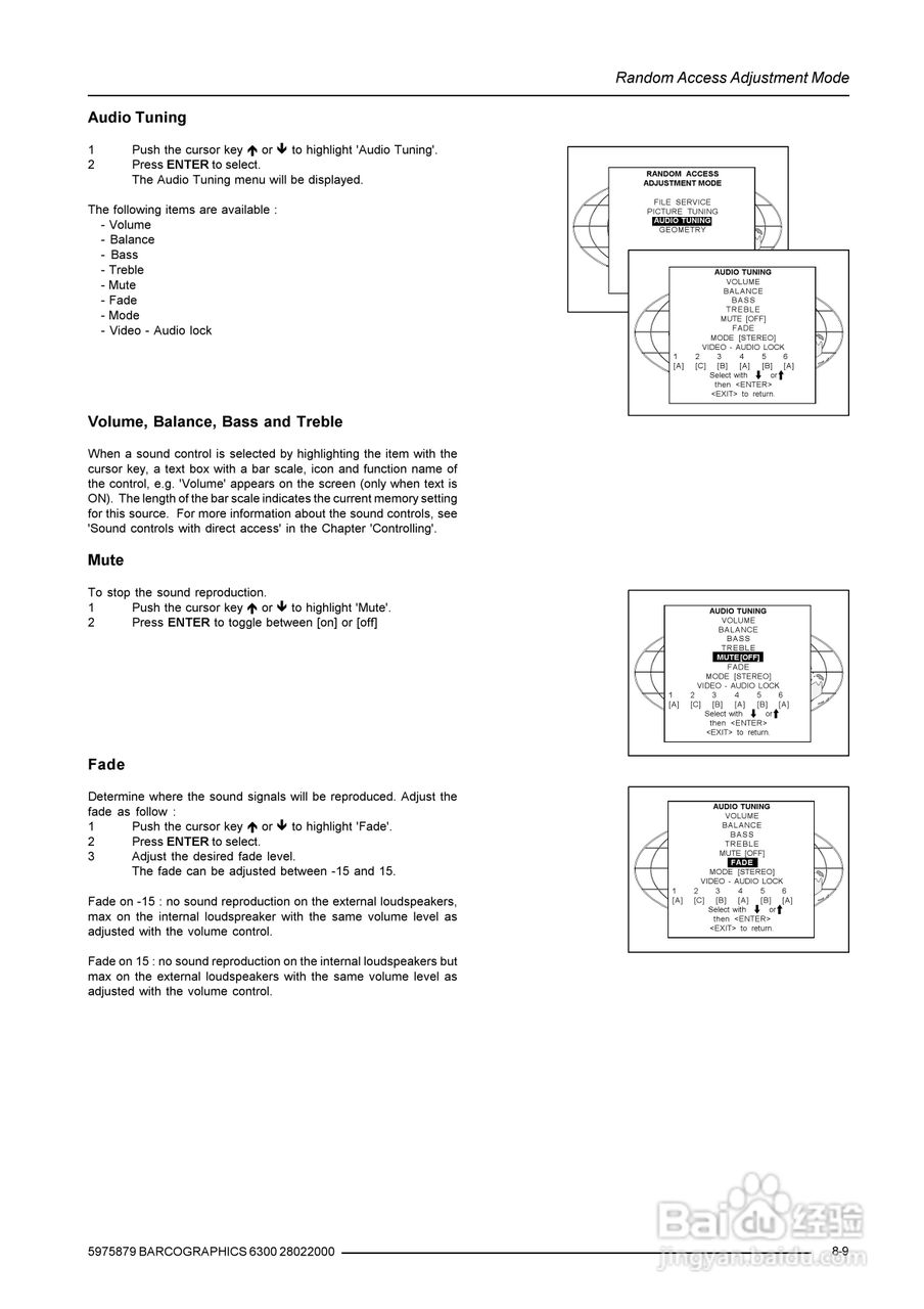 Barco巴可 GRAPHICS 6300投影机说明书:[4]