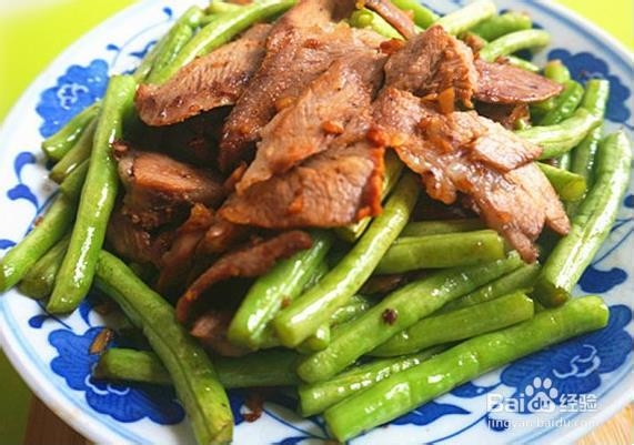 豆角炒叉烧的做法