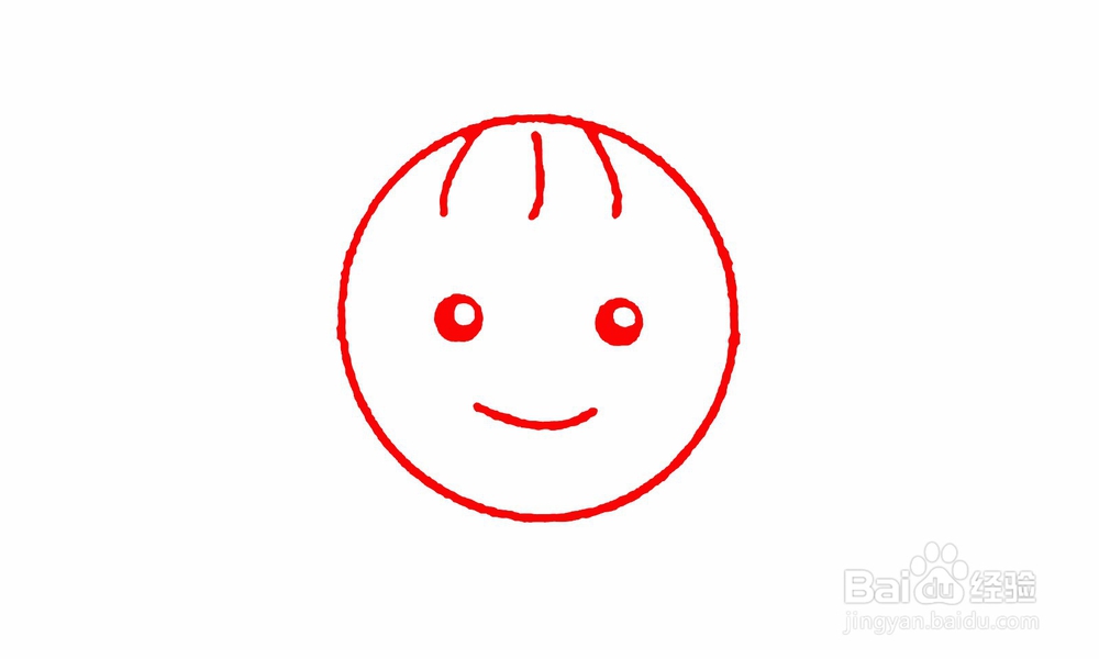 简笔画小男孩怎么画？