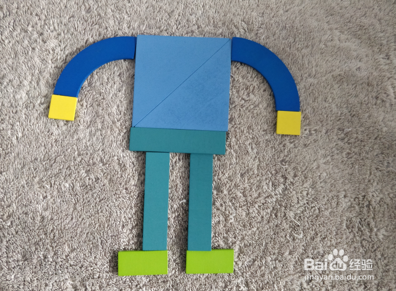 用蒙氏积木怎样拼一个人呢?（拼法11）