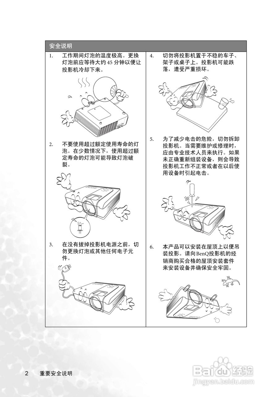 明基PB6245投影机使用说明书:[1]