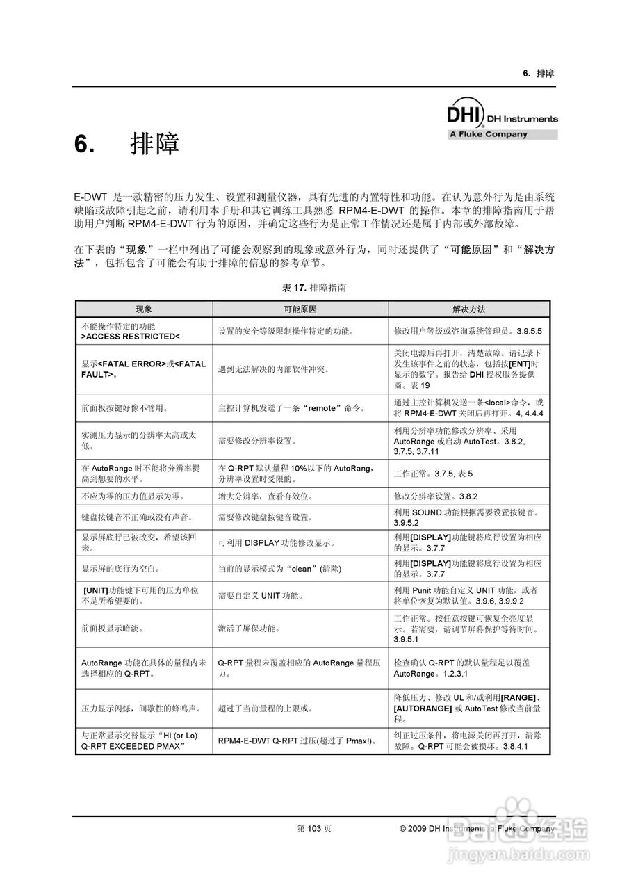 E-DWT-H数字式压力校准器操作和维护手册:[12]