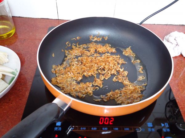 四季豆炒杏鲍菇