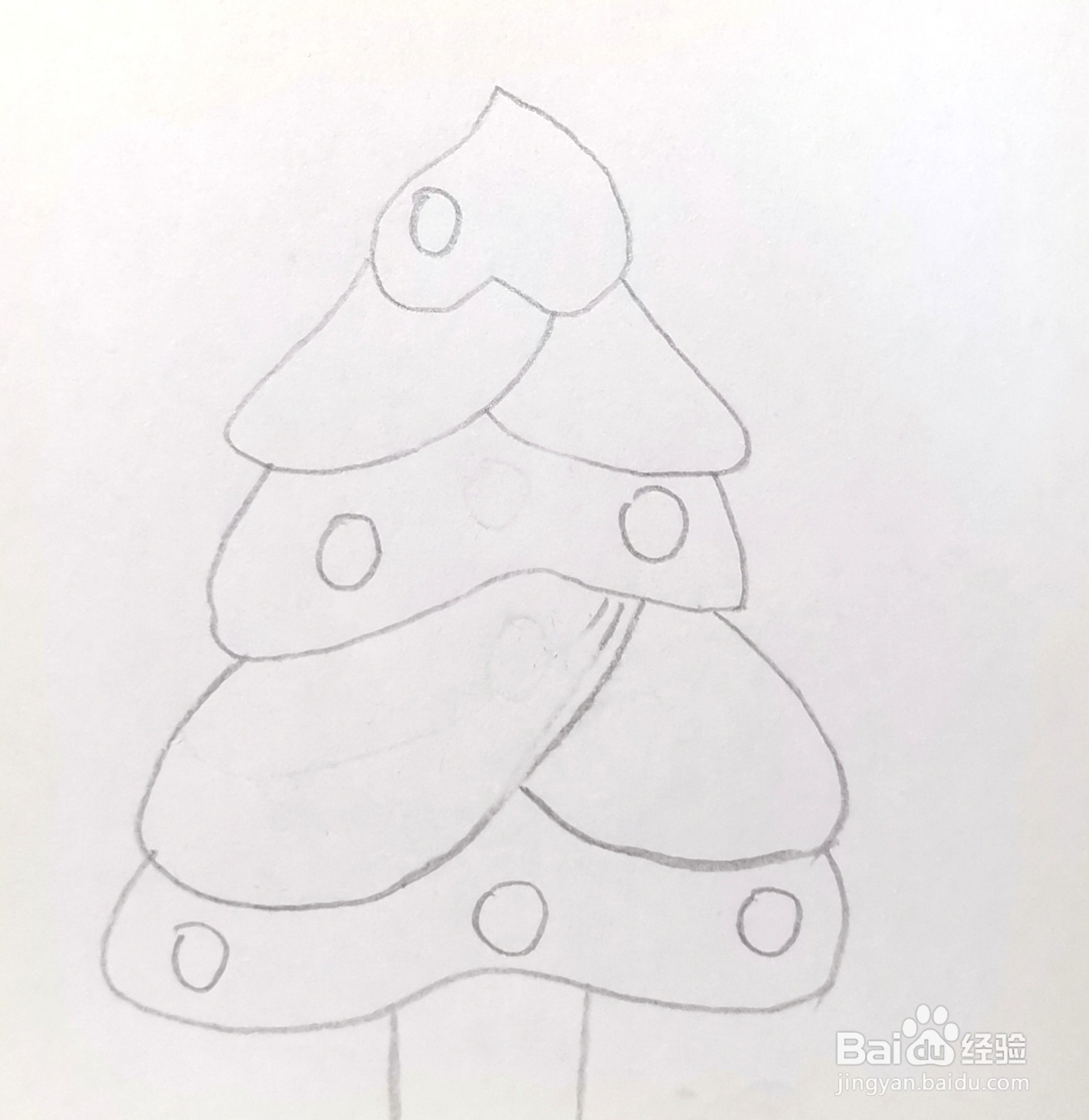 画一棵简单版的圣诞树