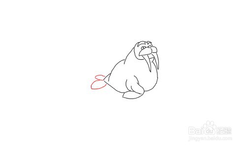 海象的简笔画怎么画