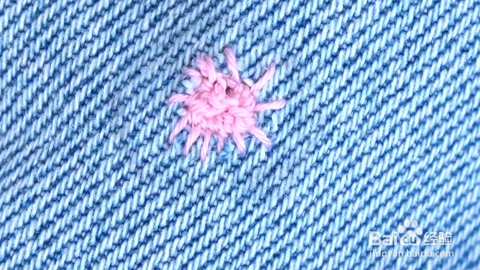 学学这个小太阳刺绣吧，超级可爱