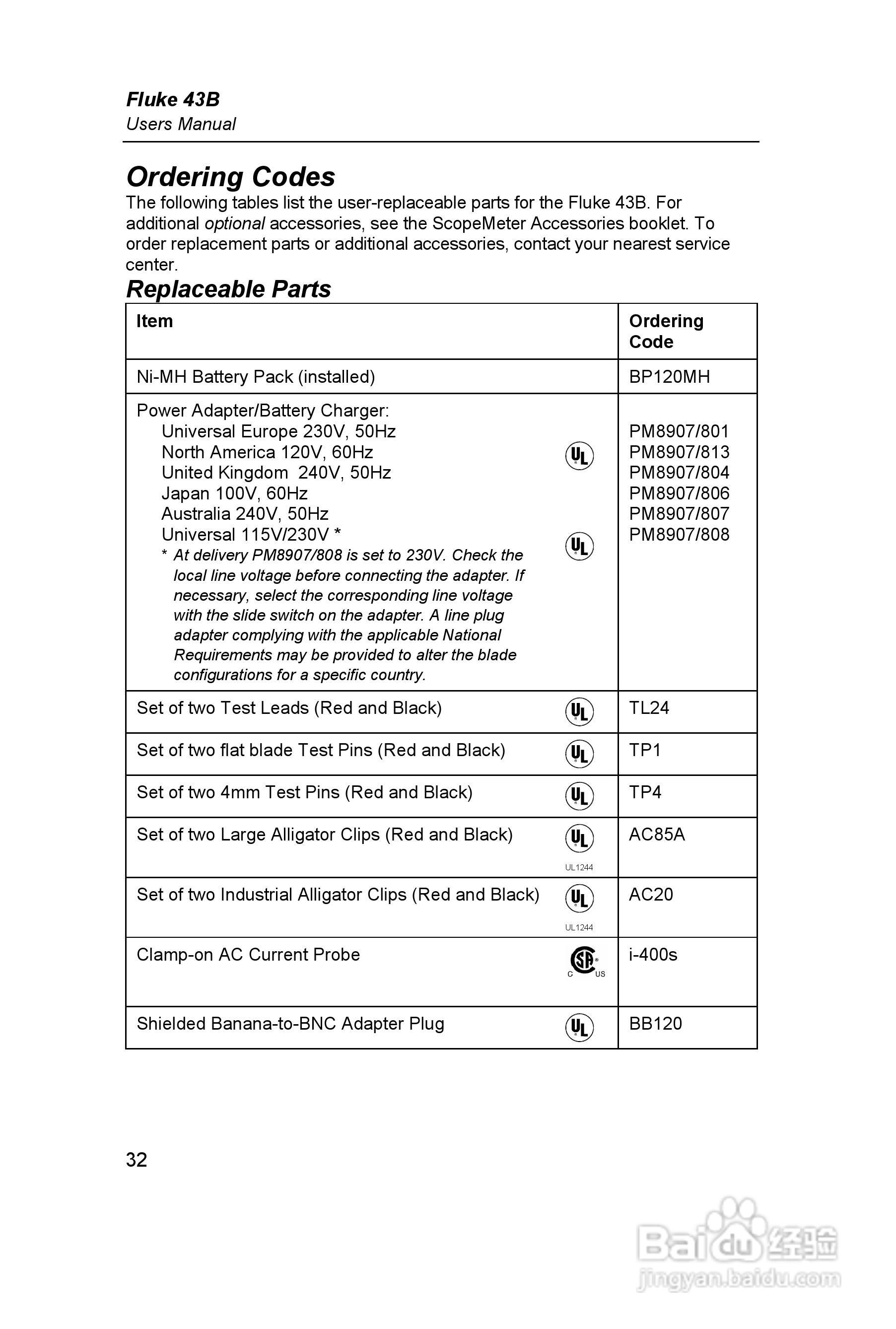 Fluke 43B 电能质量分析仪用户手册:[4]