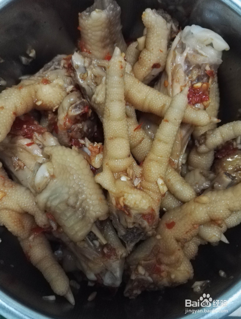 辣椒酱凉拌鸡爪