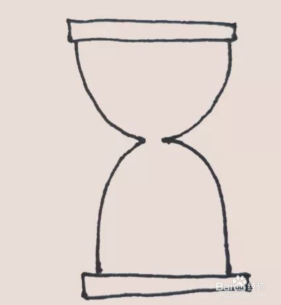 如何画一个沙漏