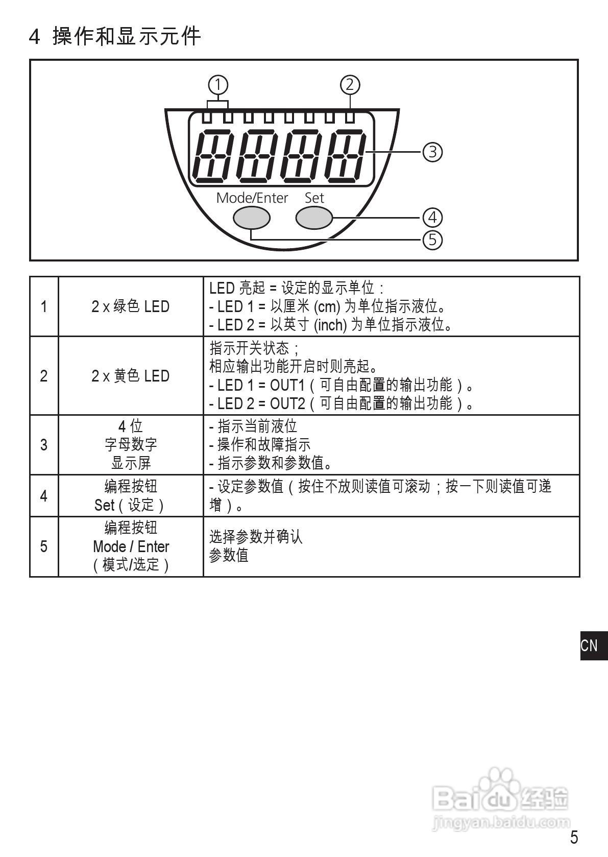 IFM 电子液位传感器LK10操作说明书:[1]