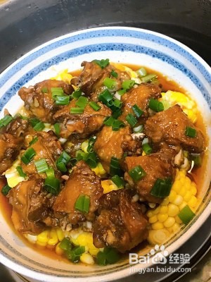 养生食补玉米蒸鸡翅的做法