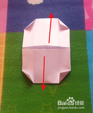 手工折纸之长条桌子的折法