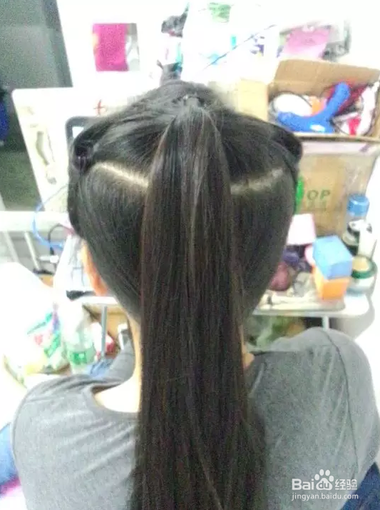 素素白浅的发型教程