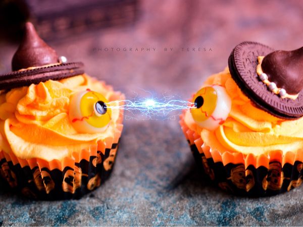 万圣节杯子蛋糕