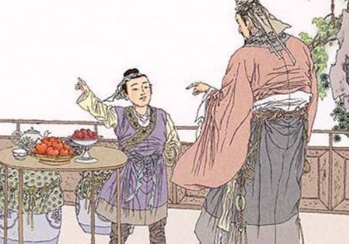 杨氏之子待客很热情是从（）看出来的；他反应很敏捷是从（）看出来的；他说话委婉有礼貌是从（）看出来的。