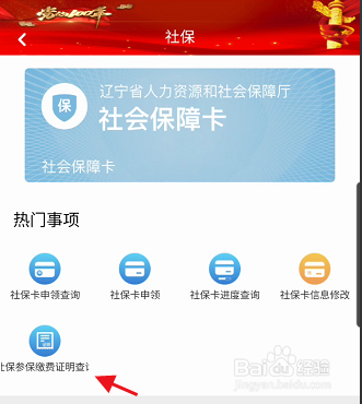 辽宁省机关养老社会保险参保缴费证明怎样查询
