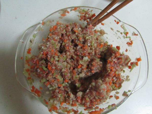 佛手瓜三鲜锅贴