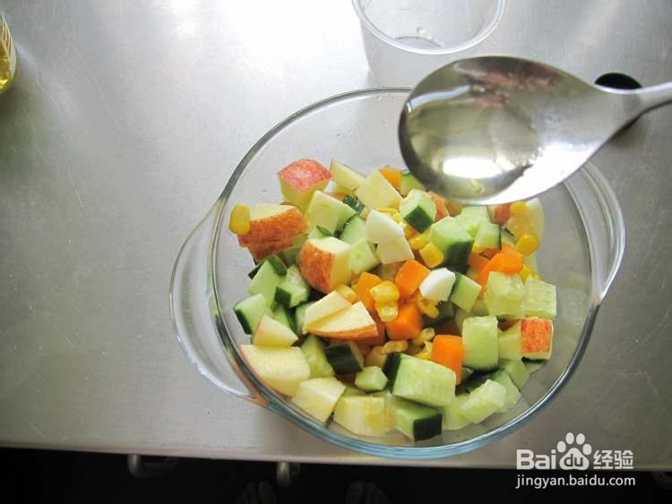 蔬果沙拉杯制作方法