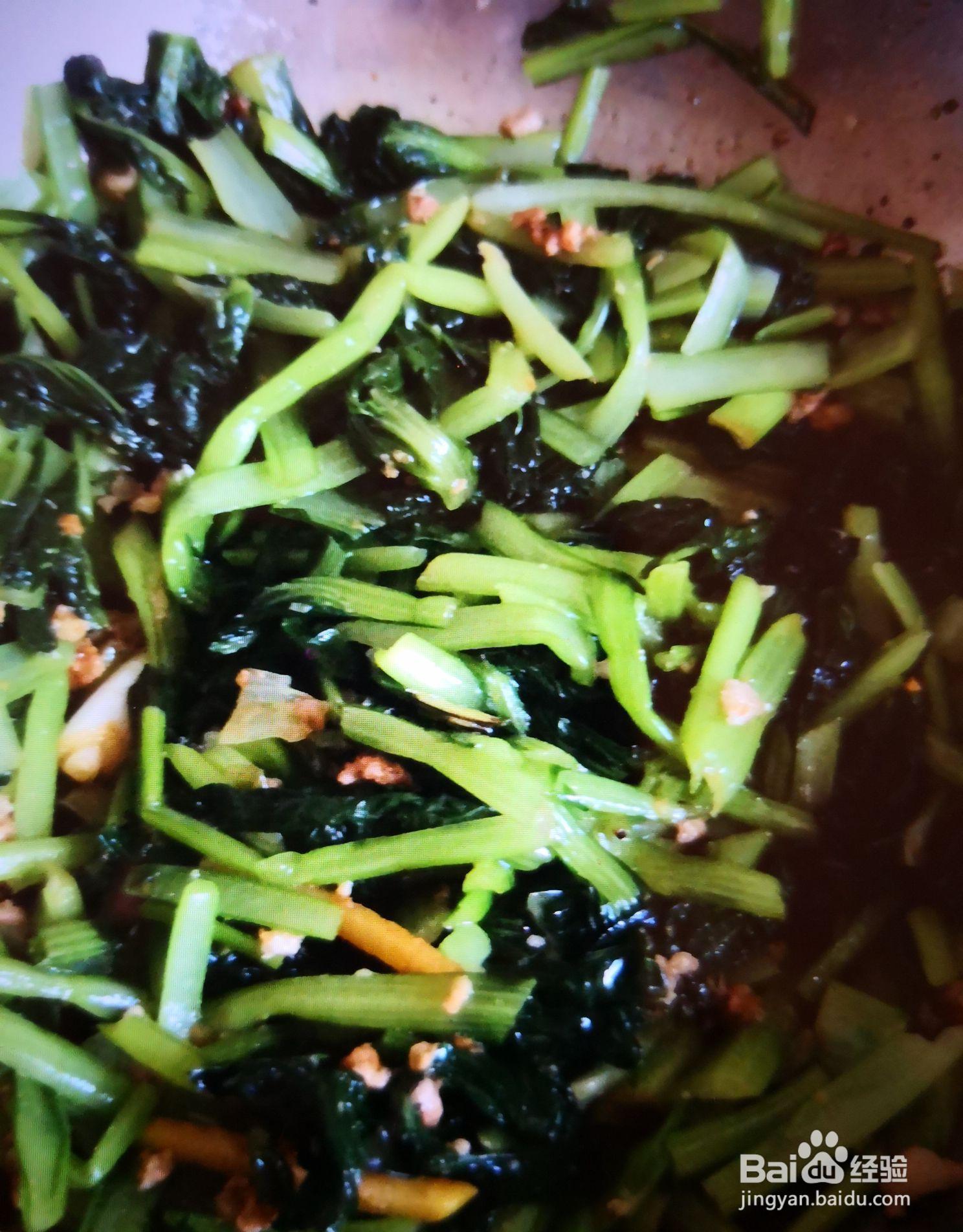 跟我学做大家都喜欢的乌塌菜炒豆皮