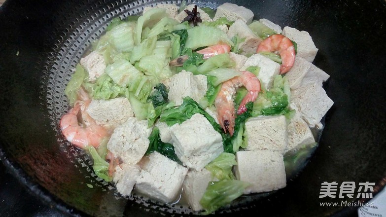 大虾白菜冻豆腐