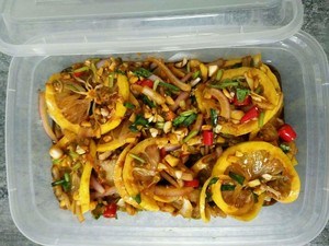 绝味辣椒柠檬虾