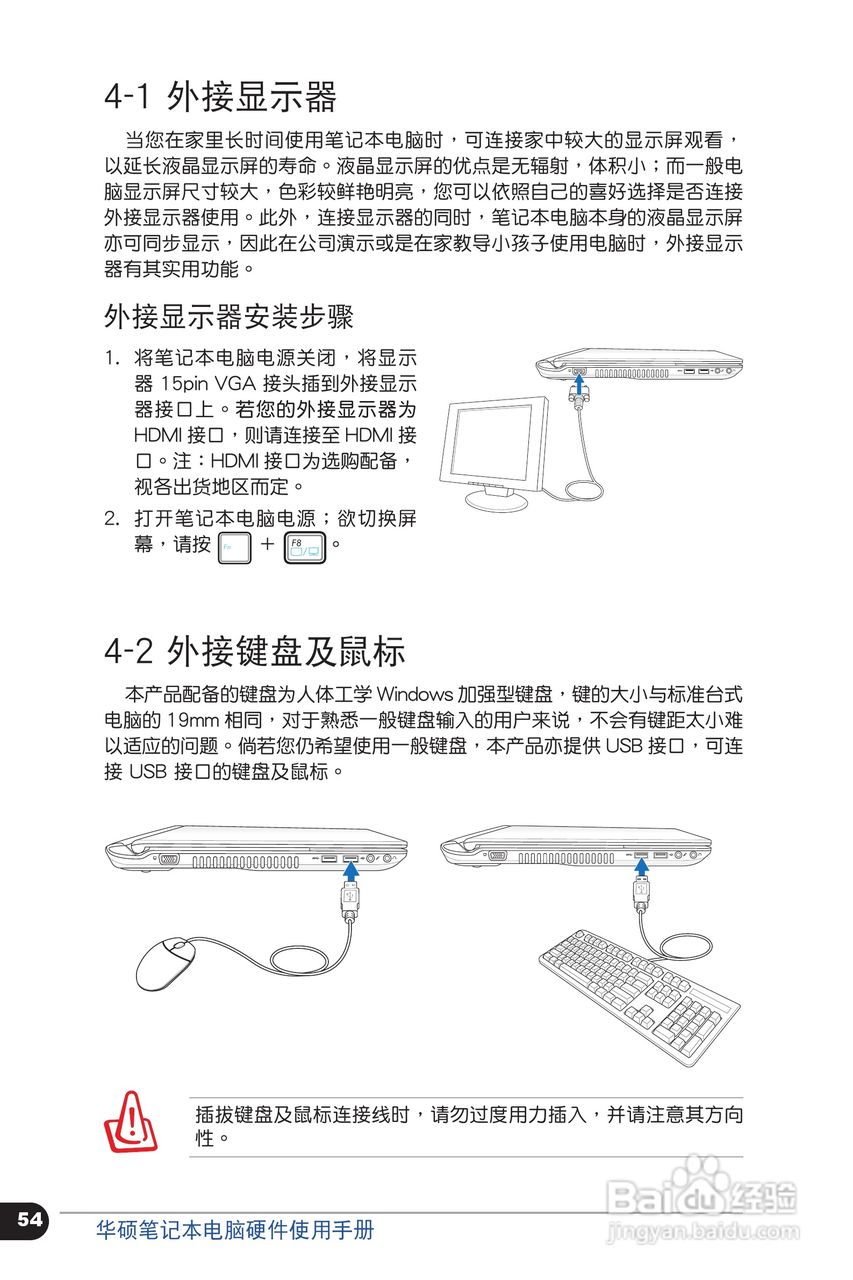 华硕PRO4LS笔记本电脑使用说明书:[6]