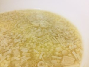小米菌菇粥的制作