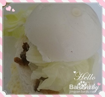 简单营养的中式汉堡