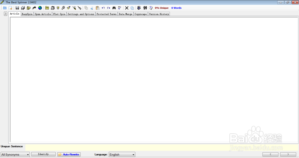 The Best Spinner的使用：如何伪原创文章