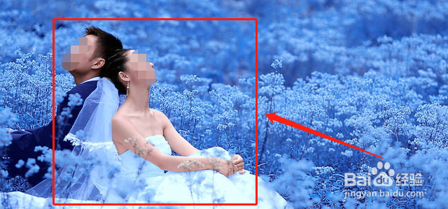 Photoshop打造梦幻的蓝紫色外景婚片