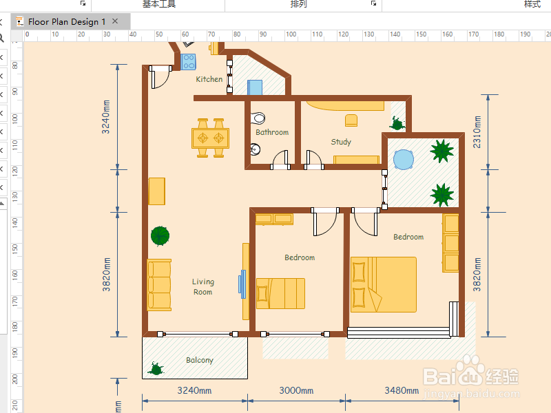 亿图图示怎么根据模板新建项目