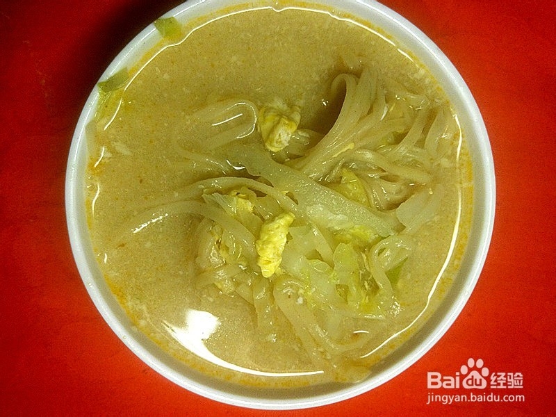 怎么煮白菜鸡蛋面