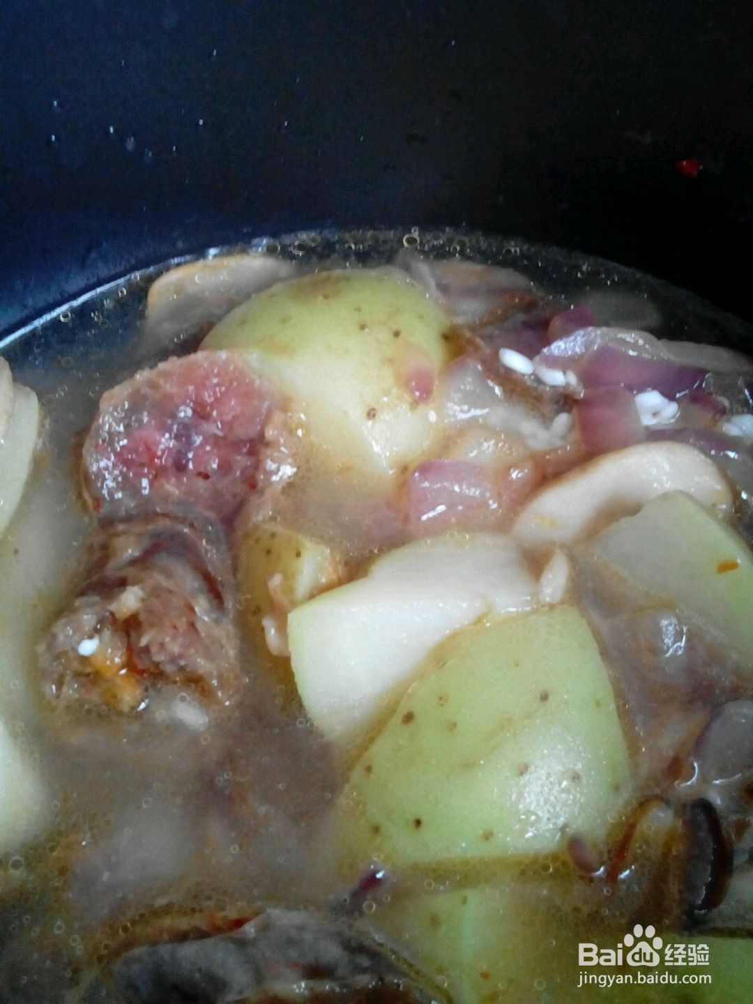 腊肠土豆饭的做法