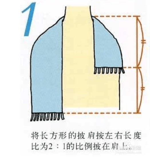 圆围脖的各种围法图解