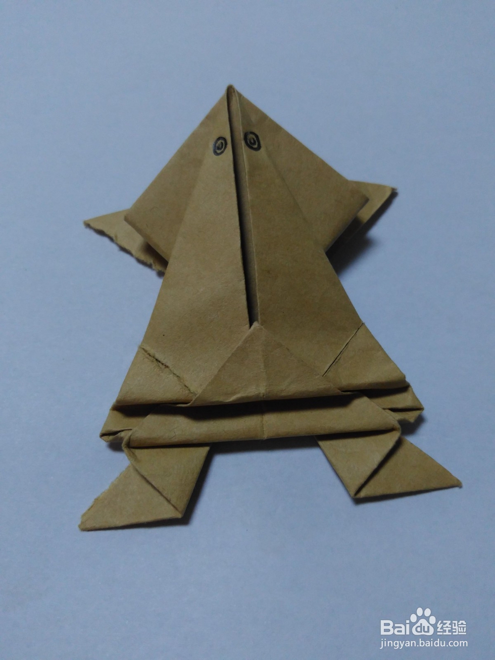 怎样折叠纸青蛙