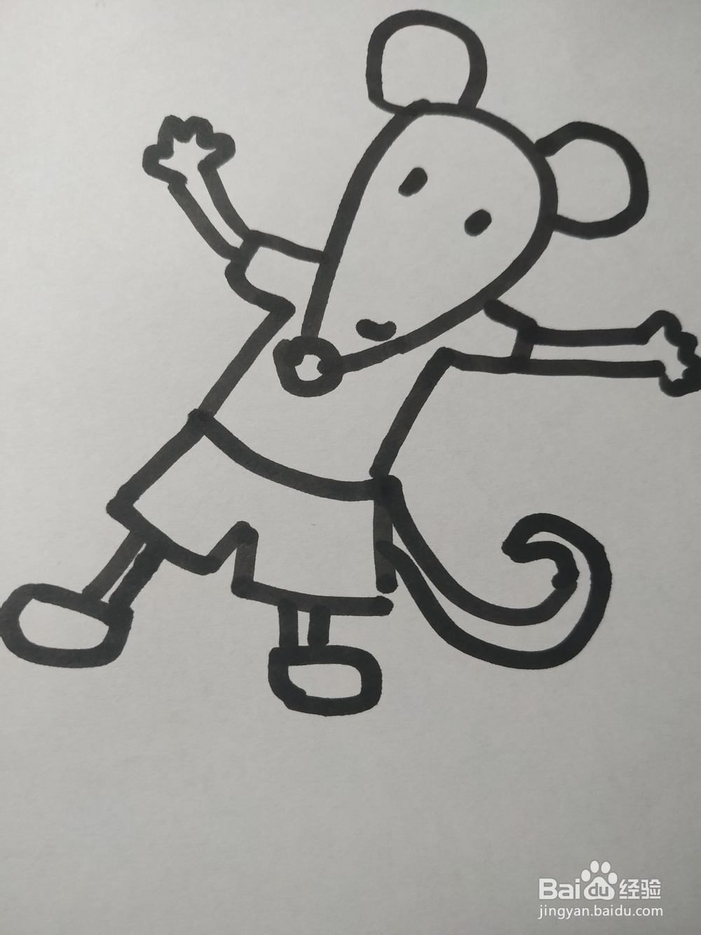 老鼠的简笔画技法17