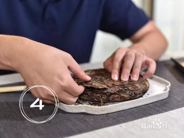教你如何正确的打开茶饼
