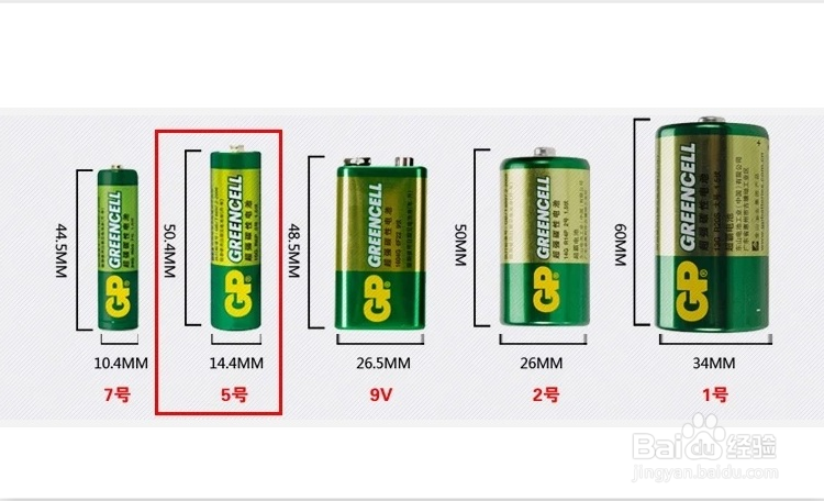 常见的电池型号有哪些?