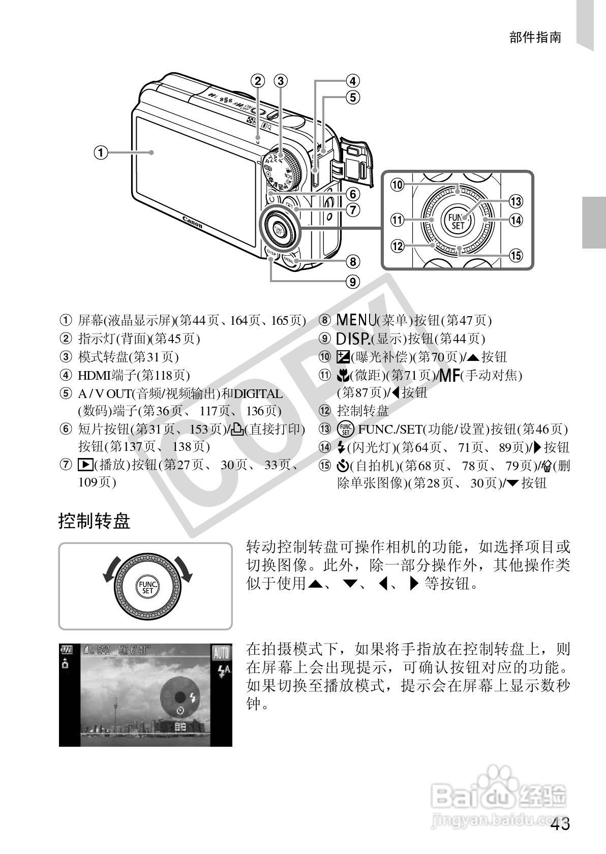 Canon 数码相机SX2101S使用说明书:[5]