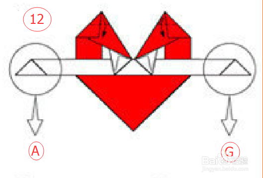 一箭穿心折纸方法